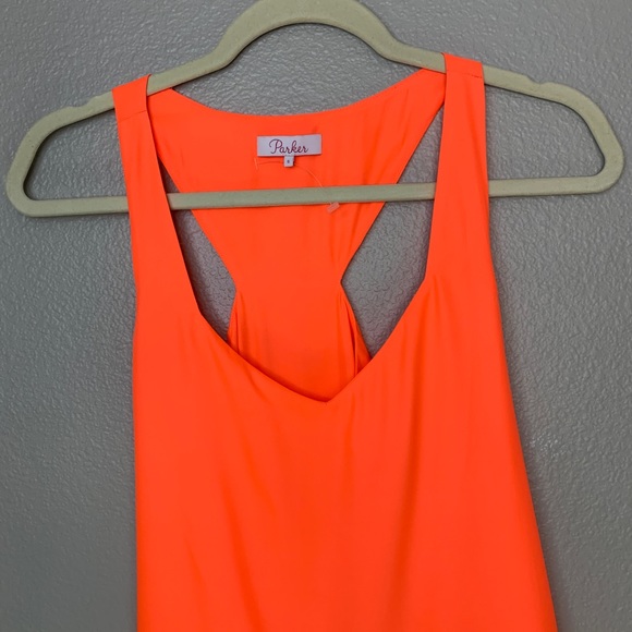 Orange Neon Dress Size Small - Picture 4 of 7